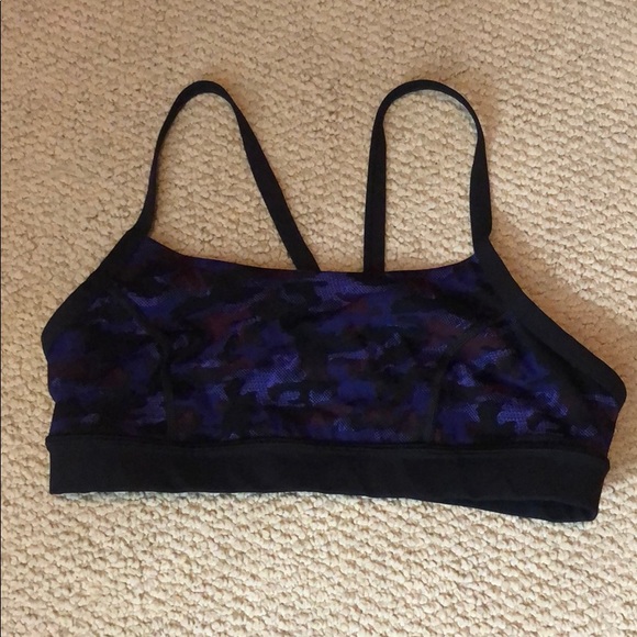 lululemon athletica Other - 🍋Lululemon Rare Purple Camo Bra Size 8